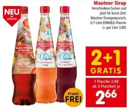 Interspar Mautner Sirup Angebot