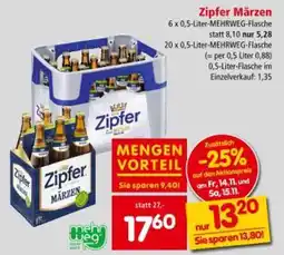 Interspar Zipfer Märzen Angebot