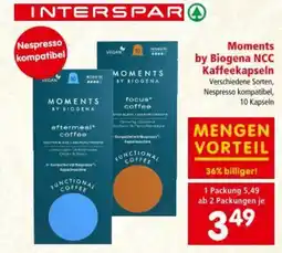 Interspar Moments by Biogena NCC Kaffeekapseln Angebot