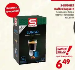 Interspar S-BUDGET Kaffeekapseln Angebot