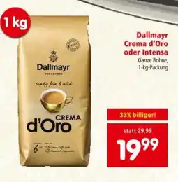 Interspar Dallmayr Crema d'Oro oder Intensa Angebot
