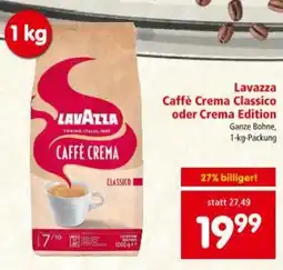 Interspar Lavazza caffè crema classico oder crema edition Angebot