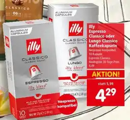 Interspar Illy Espresso Classico oder Lungo Classico Kaffeekapseln Angebot