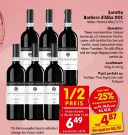 Interspar Sarotto Barbera d'Alba DOC Angebot