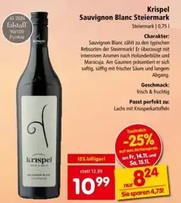 Interspar Krispel Sauvignon Blanc Steiermark Angebot
