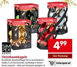Interspar Christbaumkugeln Angebot