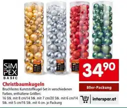 Interspar Christbaumkugeln Angebot
