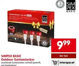 Interspar Simpex basic outdoor gartenstecker Angebot