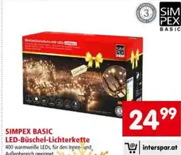 Interspar Simpex basic led-büschel-lichterkette Angebot