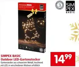 Interspar Simpex basic outdoor led-gartenstecker Angebot