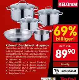 Interspar Kelomat Geschirrset Lugano Angebot