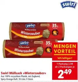 Interspar Swirl Müllsack Winterzauber Angebot