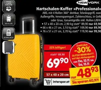 Interspar Hartschalen-Koffer Professional Angebot
