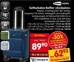 Interspar Softschalen-Koffer Exclusive Angebot