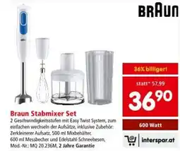 Interspar Braun Stabmixer Set Angebot