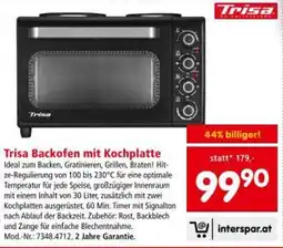Interspar Trisa Backofen mit Kochplatte Angebot