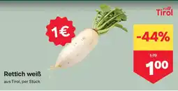 MPreis Rettich weiß Angebot