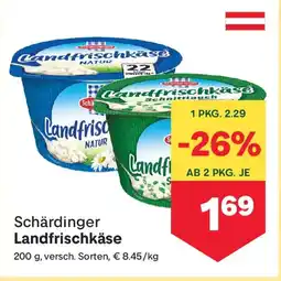 MPreis Schärdinger Landfrischkäse Angebot