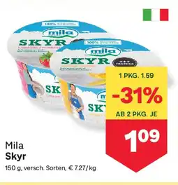 MPreis Mila Skyr Angebot