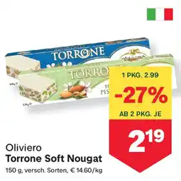 MPreis Oliviero Torrone Soft Nougat Angebot