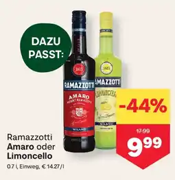 MPreis Ramazzotti Amaro oder Limoncello Angebot