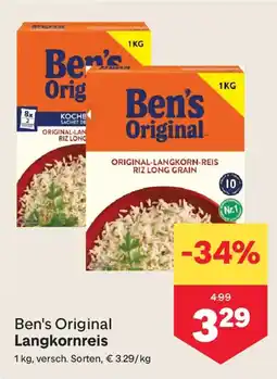 MPreis Ben's Original Langkornreis Angebot
