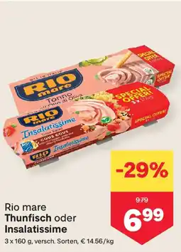 MPreis Rio mare Thunfisch oder Insalatissime Angebot
