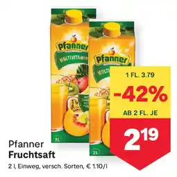 MPreis Pfanner Fruchtsaft Angebot