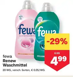 MPreis fewa Renew Waschmittel Angebot