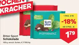 MPreis Ritter Sport Schokolade Angebot