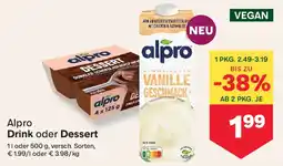MPreis Alpro Drink oder Dessert Angebot