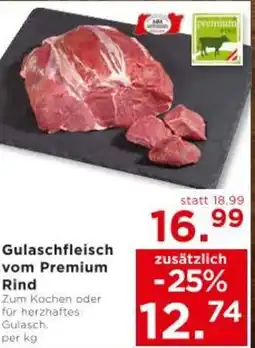 Unimarkt Gulaschfleisch vom Premium Rind Angebot