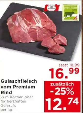 Gulaschfleisch vom Premium Rind