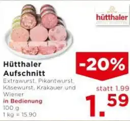 Unimarkt Hütthaler Aufschnitt Angebot