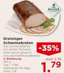 Unimarkt Greisinger Schweinebraten Angebot