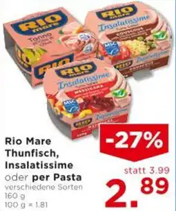 Unimarkt Rio Mare Thunfisch, Insalatissime oder per Pasta Angebot