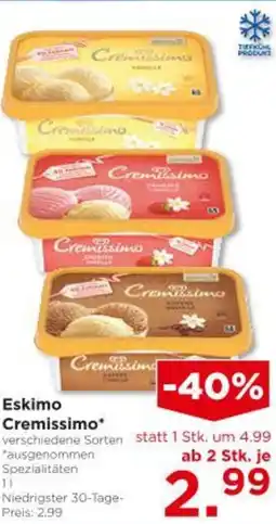 Unimarkt Eskimo Cremissimo Angebot