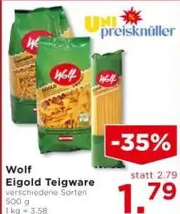 Unimarkt Wolf Eigold Teigware Angebot