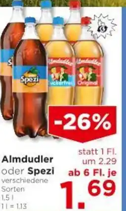 Unimarkt Almdudler oder Spezi Angebot