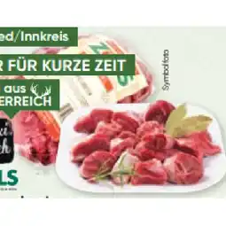Maximarkt Hirschgulasch oder Hirschrollbraten Maximarkt Angebot