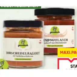 Maximarkt Hirschedelragout oder Rindsgulasch Maximarkt Angebot