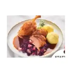 Maximarkt 1/4 Ente mit Kartoffelknödeln und Apfelrotkraut Maximarkt Angebot