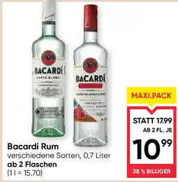 Maximarkt Bacardi Rum Angebot