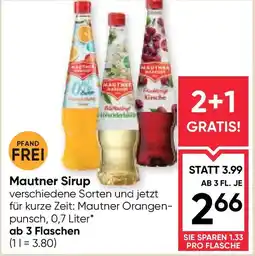 Maximarkt Mautner Sirup Angebot
