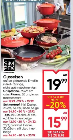 Maximarkt Gusseisen div. Sorten Maximarkt Angebot