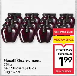 Maximarkt Piacelli kirschkompott Angebot
