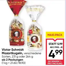 Maximarkt Victor schmidt mozartkugeln Angebot