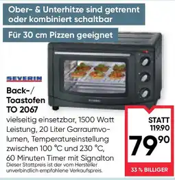 Maximarkt Back-/Toastofen TO 2067 Maximarkt Angebot