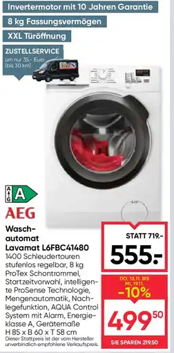 Maximarkt Waschautomat Lavamat L6FBC41480 Maximarkt Angebot