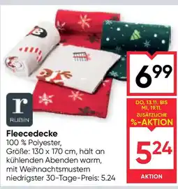 Maximarkt Fleecedecke Angebot